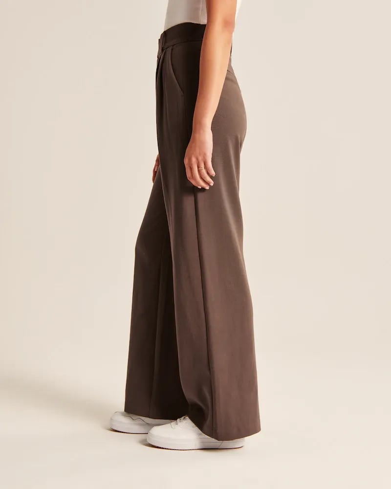 Lightweight Tailored Wide Leg Pants (Buy 2 Free Shipping)