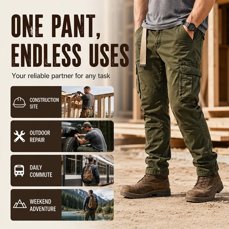 🔥 Utility Built In | Men's Multi-Pocket Tactical Cargo Pants