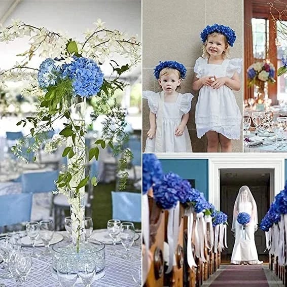 ✨This Week's Special Price $8.85💥Outdoor Artificial Hydrangea Flowers💐