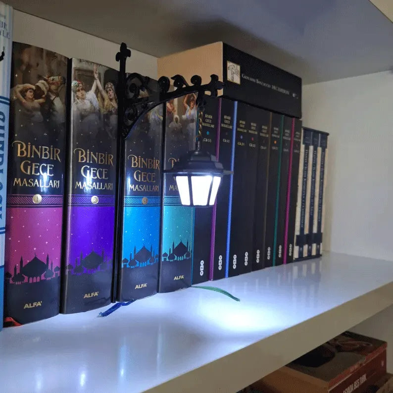 Library Lantern-Decorative Bookshelf Lighting