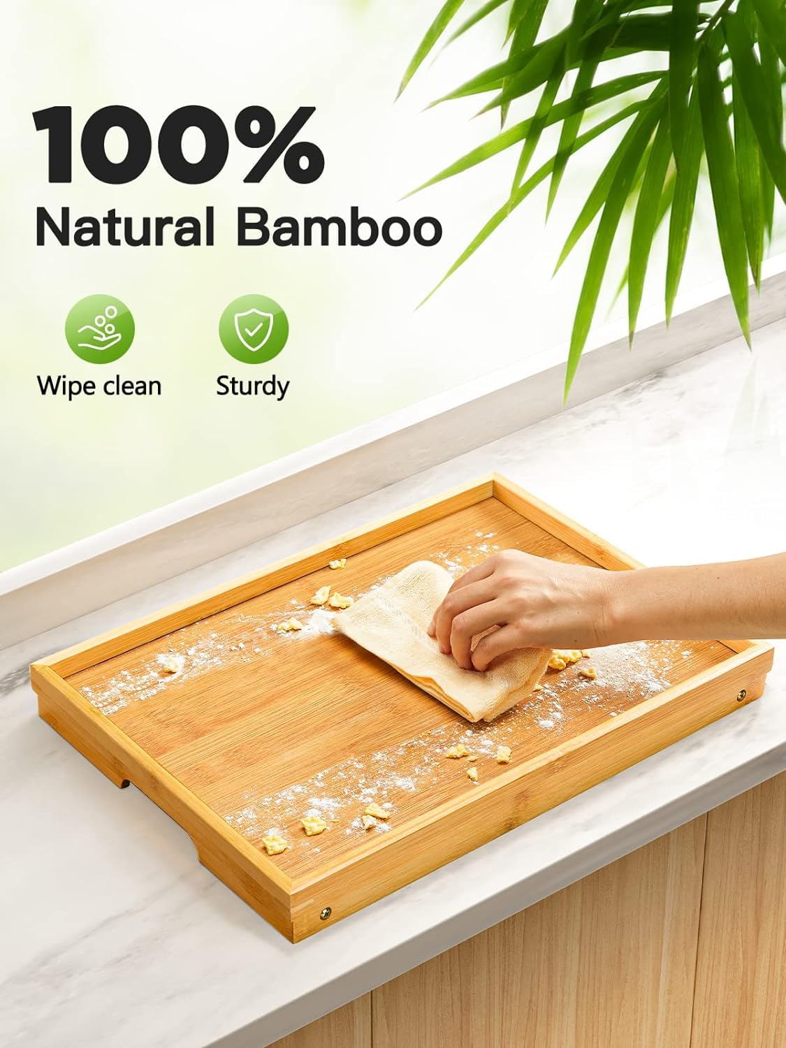 Bamboo Folding Bed Tray Table