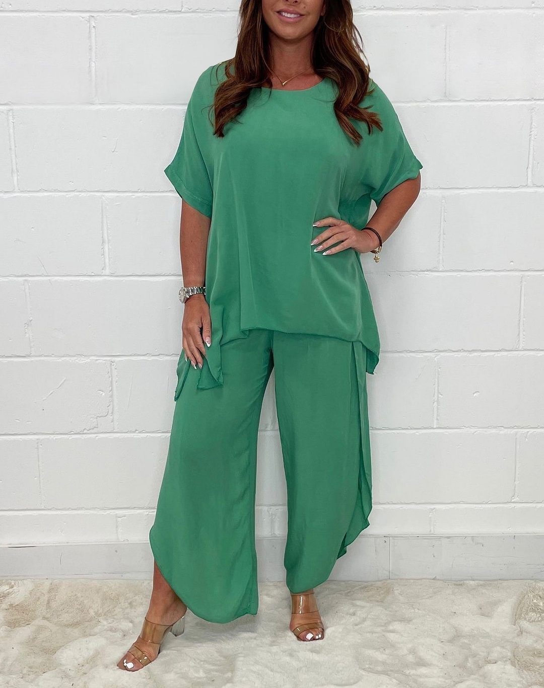💖 2 Piece Sleeved Trouser Set