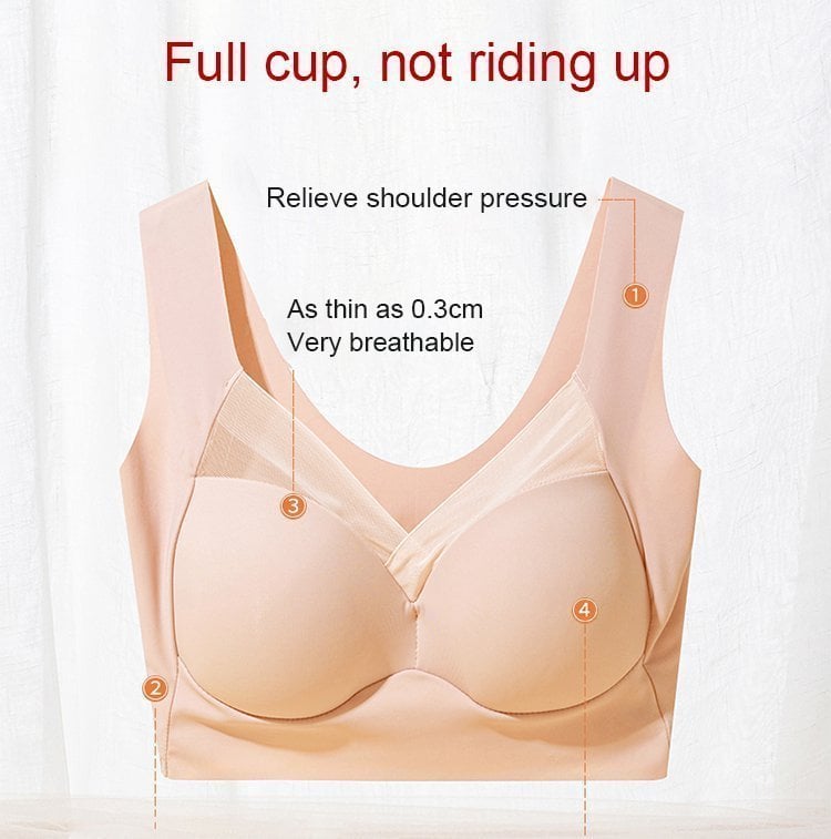 🔥🔥Plus Size Seamless Wireless Bra