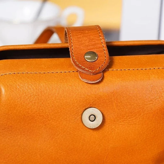 🎁This Week's Special Price $36.92💥Real Leather Retro Handmade Bag