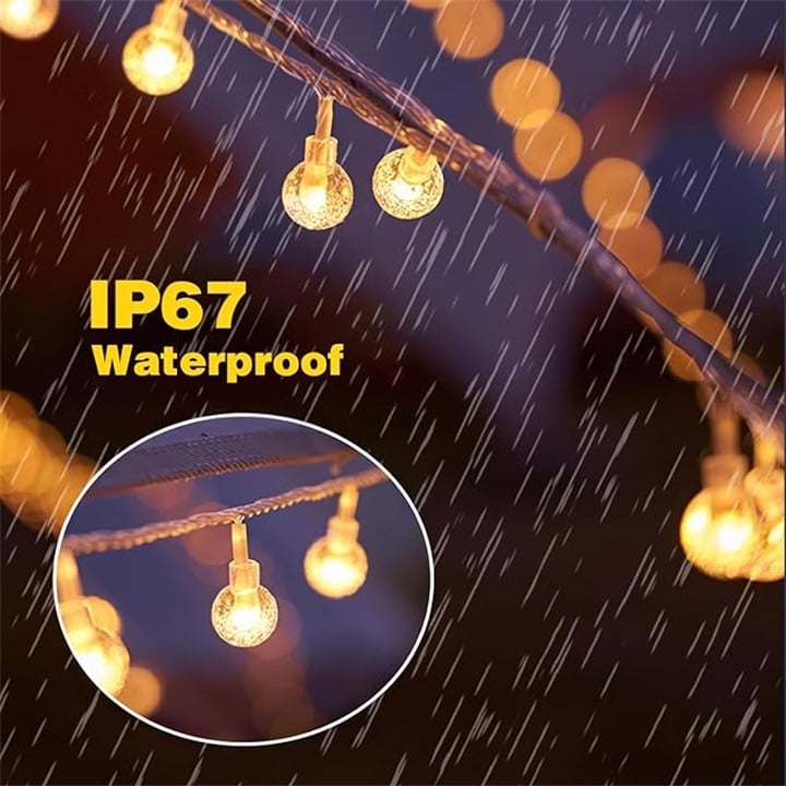 🔥Waterproof Solar Powered LED Outdoor String Lights✨💡