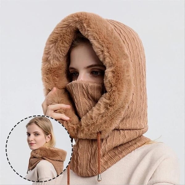 🔥🔥Warm Knitted Windbreaker Hat For Winter
