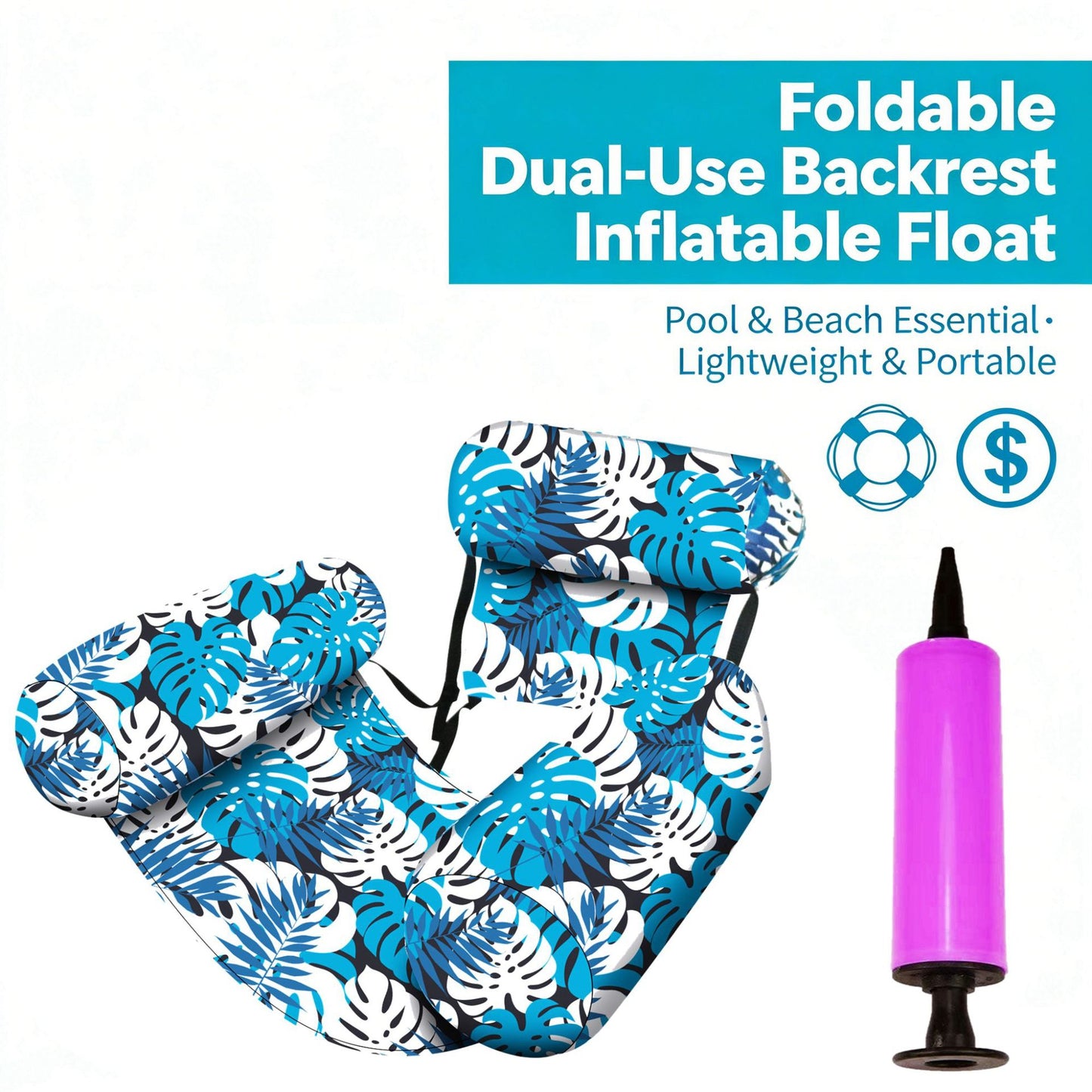 🏝️Summer Best-Seller 49% off🏊‍♂️ Foldable Inflatable Pool Lounger