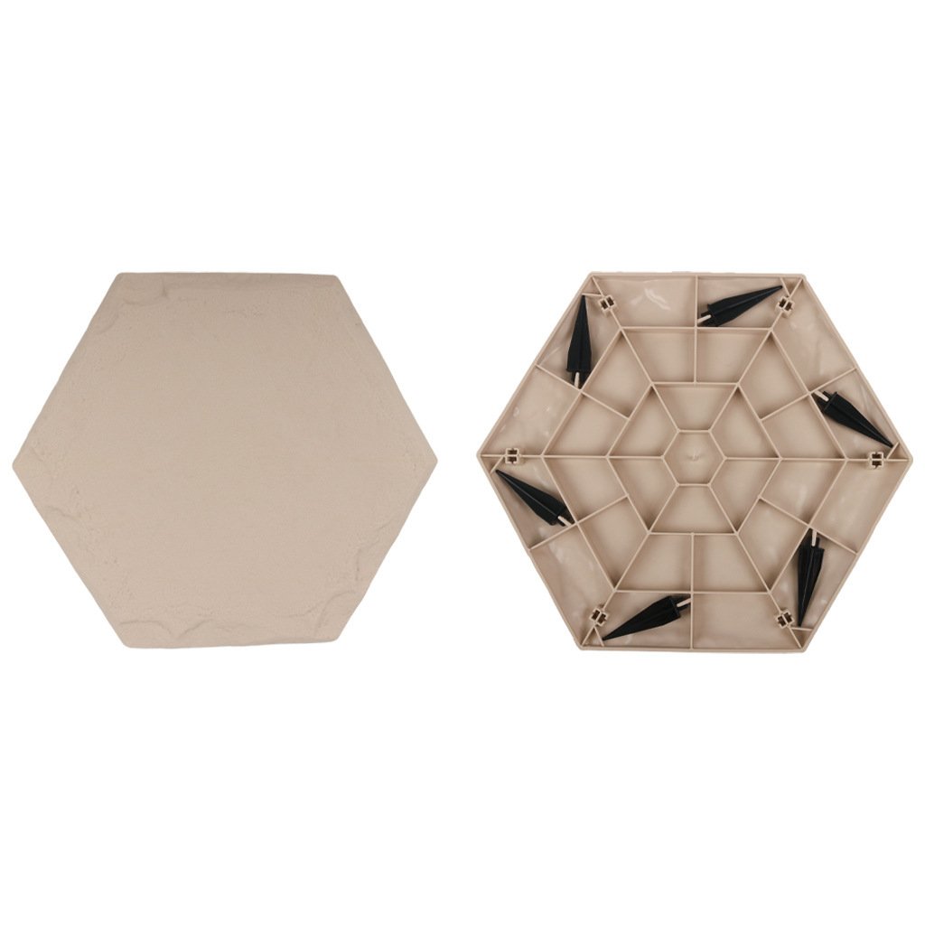15.5” Decorative Stepping Stones That Stake Into The Ground