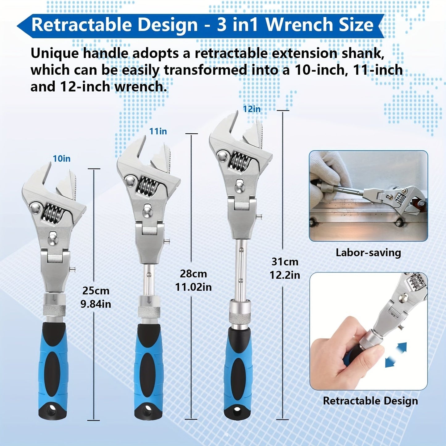 🔥Multifunctional Retractable Wrench