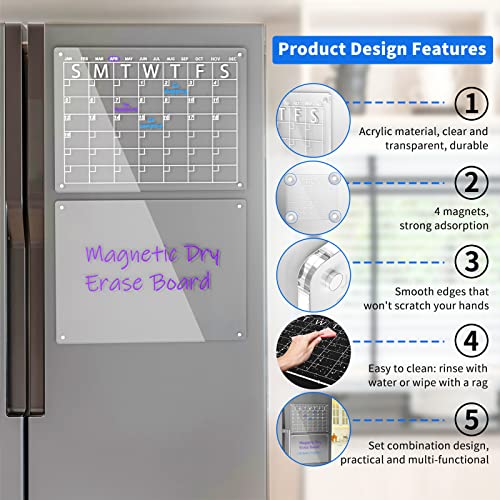 🔥🔥Magnetic Fridge Calendar