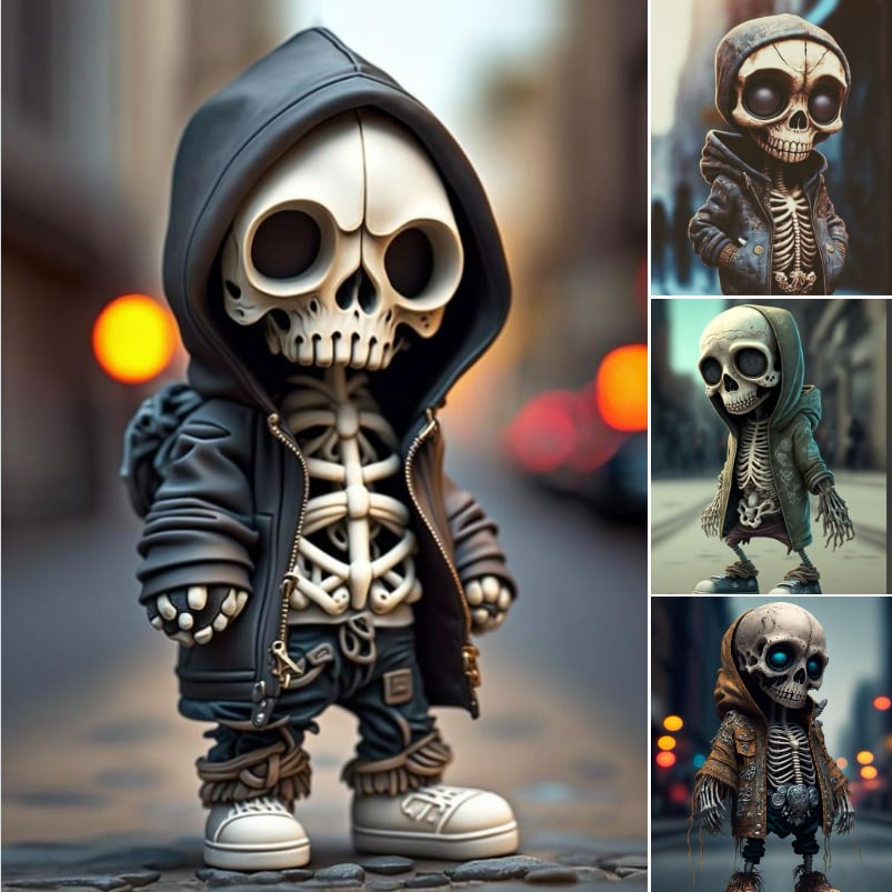 🔥💥Cool skeleton figurines