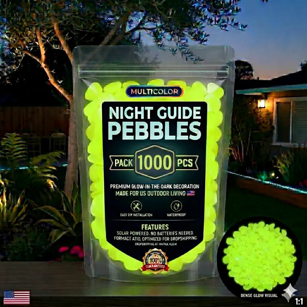 🌟Glowing Garden Pebbles——Make your garden beautiful