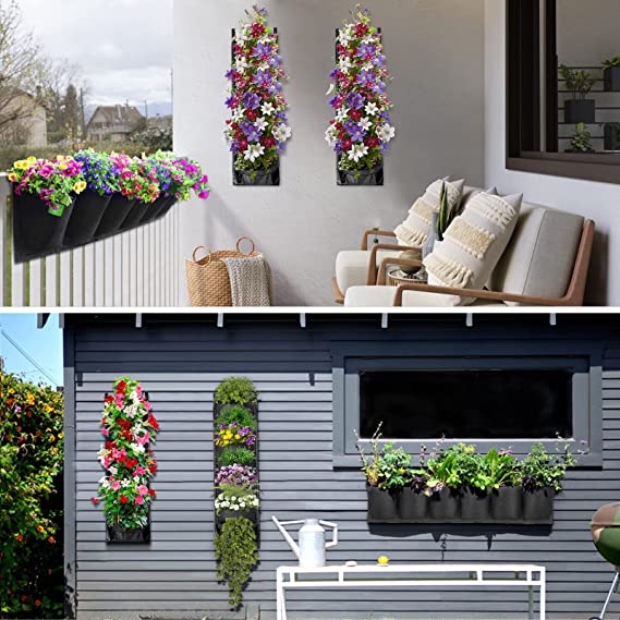 7 Pockets Hanging Vertical Planter