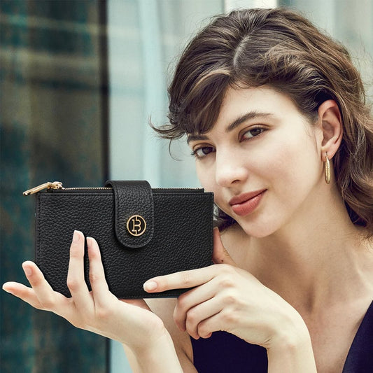 🔥Trendy Clutch with Zipper Pockets and Card Slots
