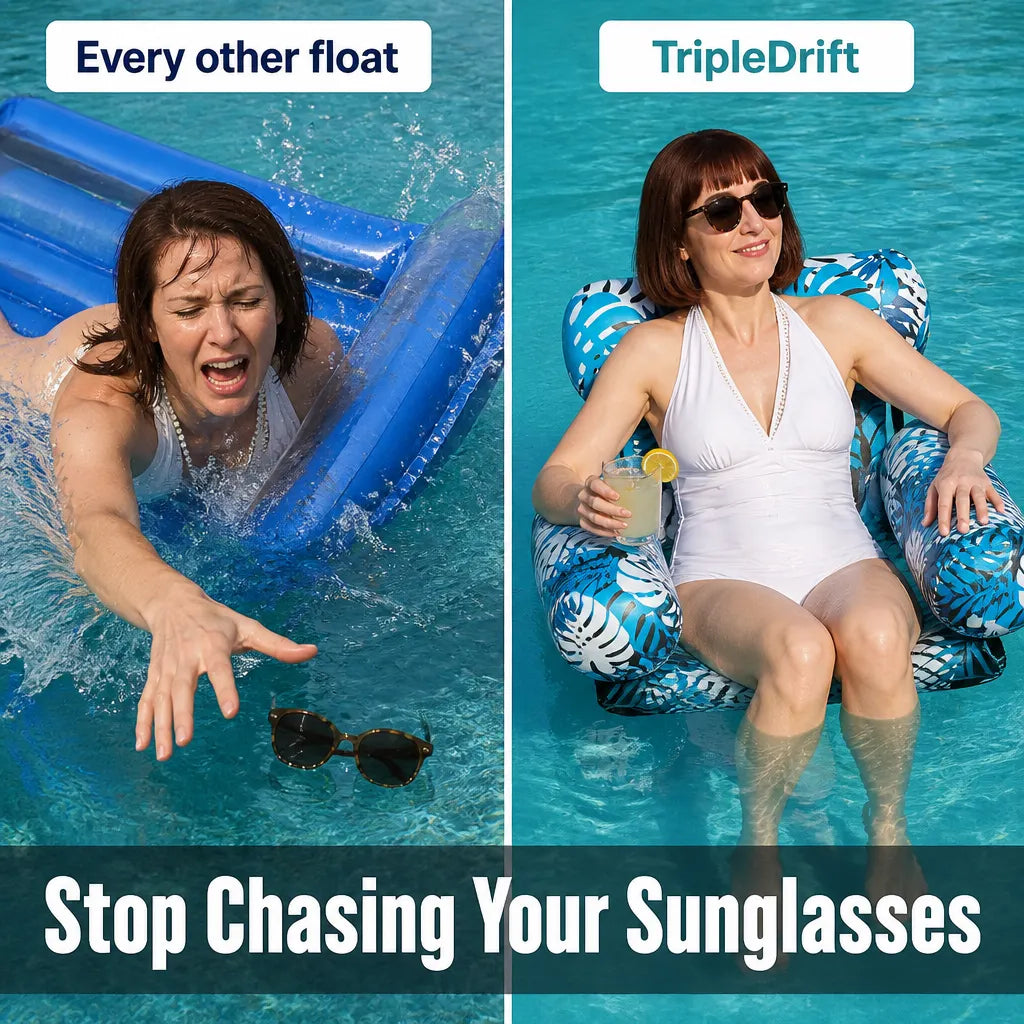 🏝️Summer Best-Seller 49% off🏊‍♂️ Foldable Inflatable Pool Lounger