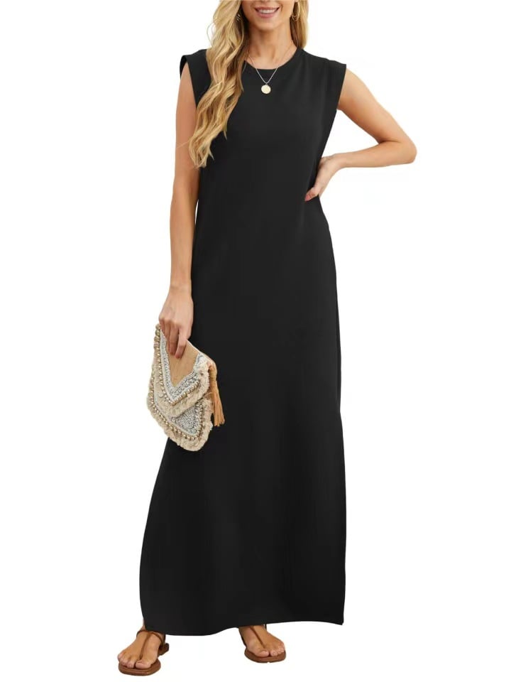 💥💕NEW CASUAL LOOSE SPLIT WRINKLE-FREE MAXI DRESS