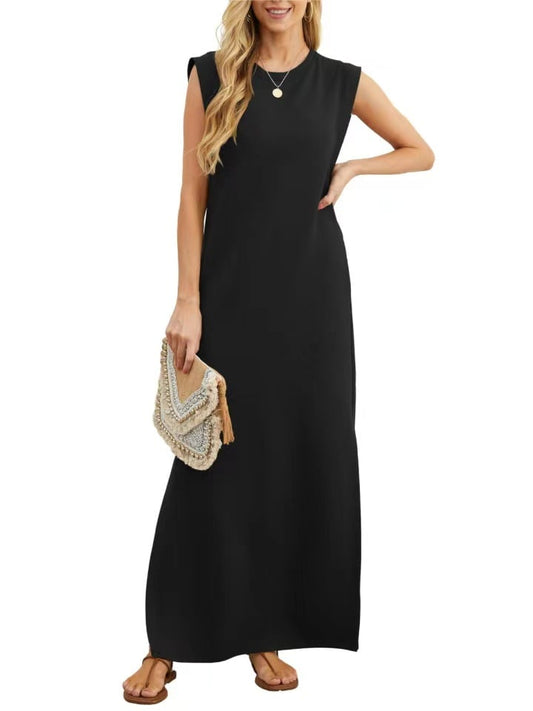 💥💕NEW CASUAL LOOSE SPLIT WRINKLE-FREE MAXI DRESS