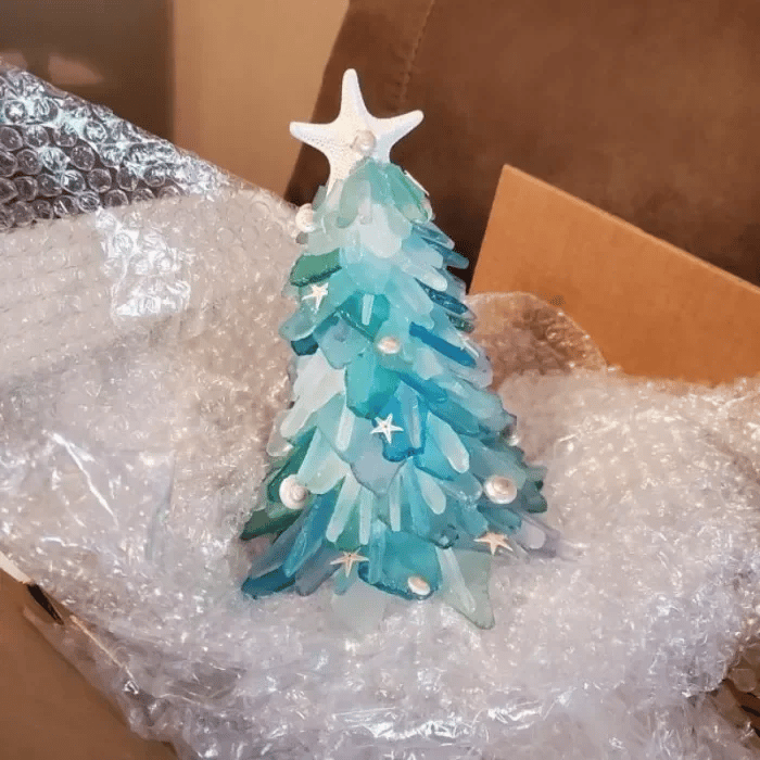 🎄Sea Glass Christmas Tree