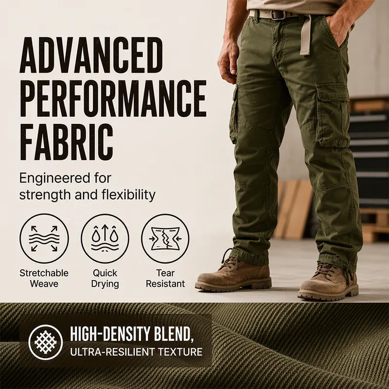 🔥 Utility Built In | Men's Multi-Pocket Tactical Cargo Pants
