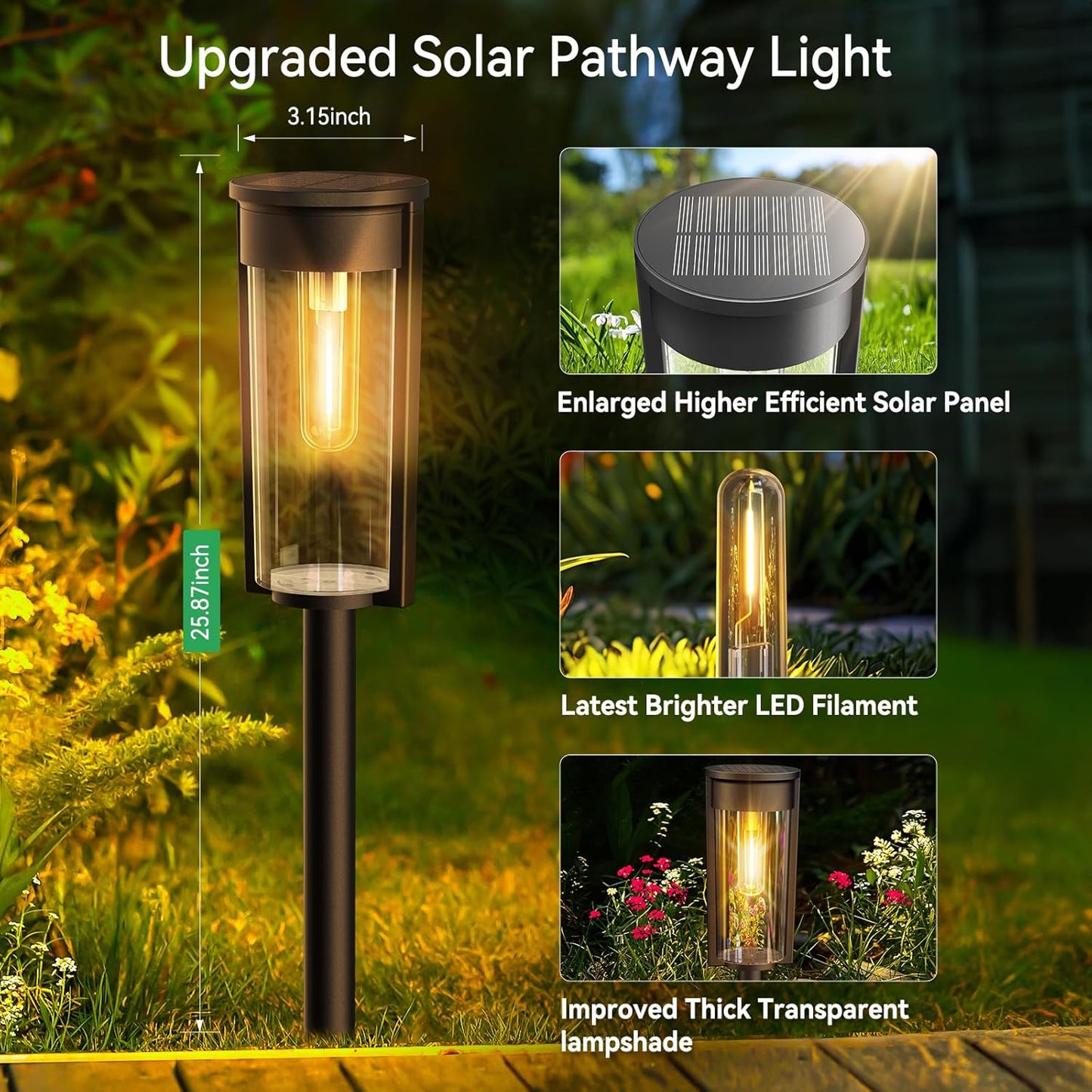 🔥✨Solar Pathway Lights