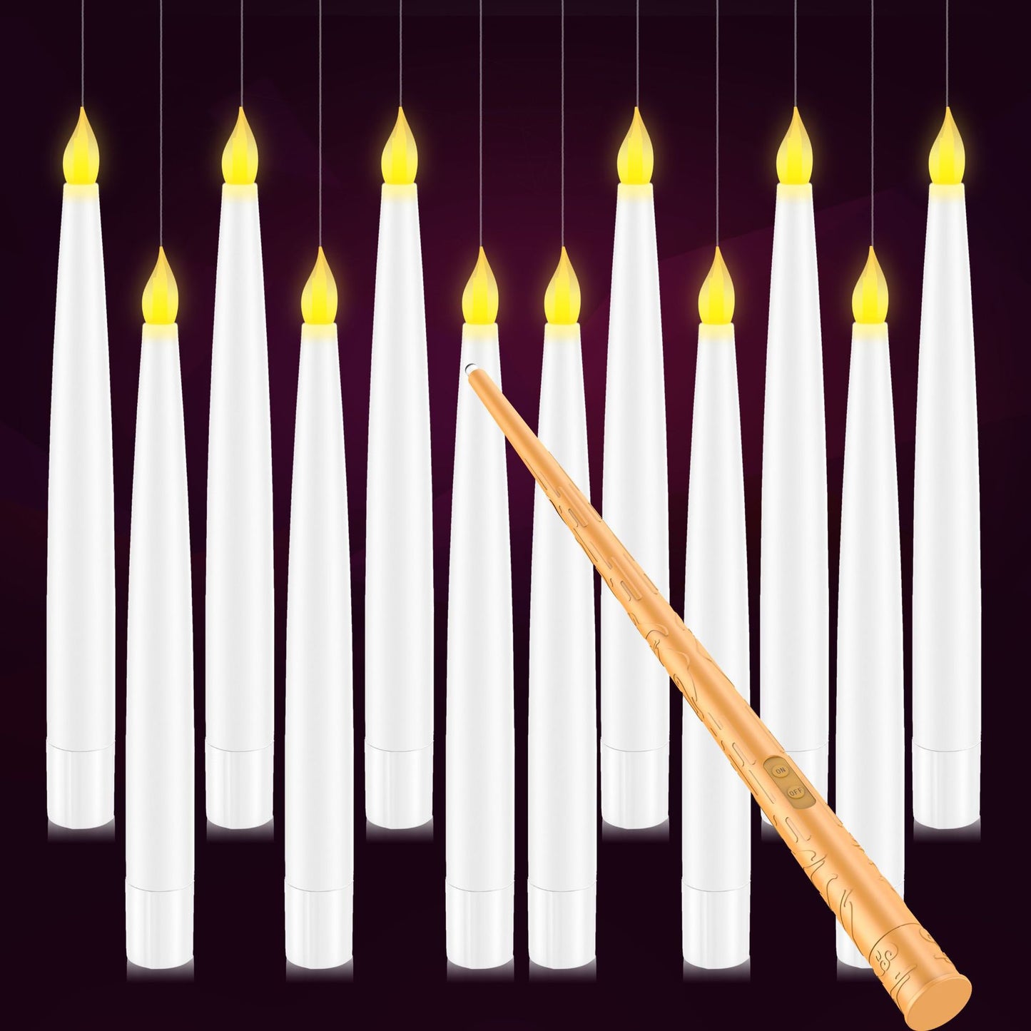 🔥🔥Floating Candles with Wand