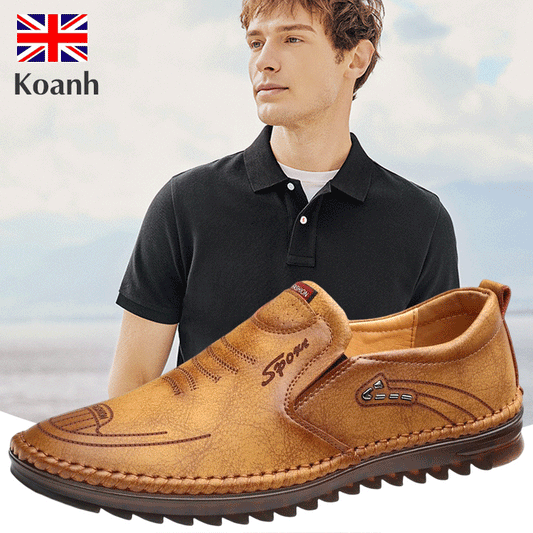 2024 spring new leather shoes non-slip business casual men's shoes
