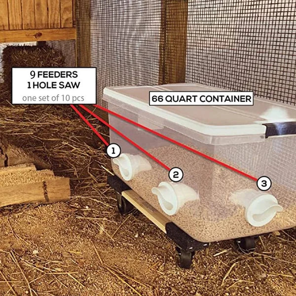 🔥 DIY Chicken Feeder