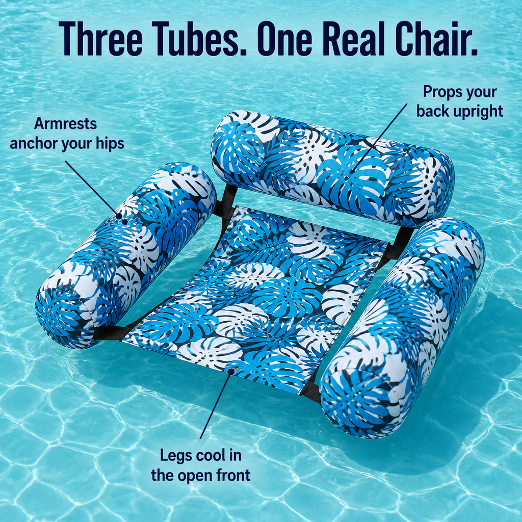 🏝️Summer Best-Seller 49% off🏊‍♂️ Foldable Inflatable Pool Lounger