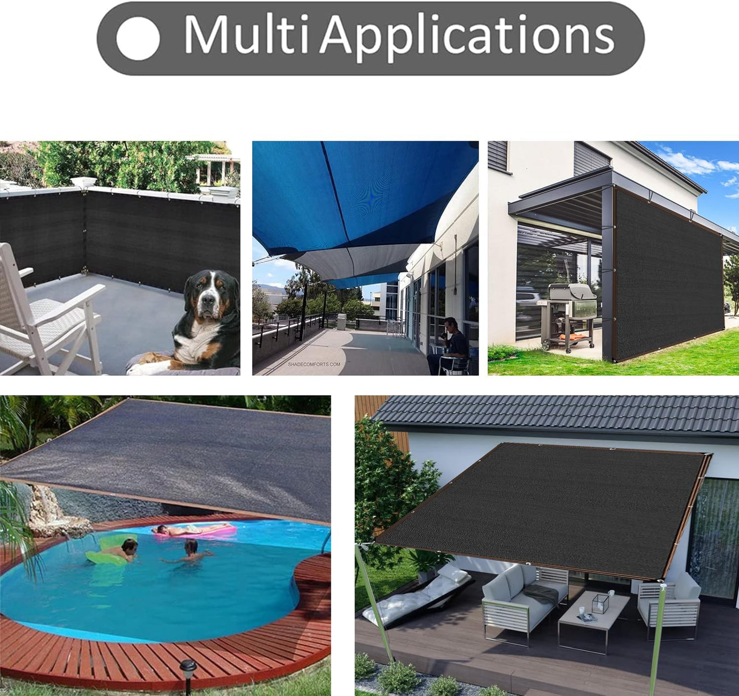 🔥🌞-Outdoor courtyard shade net