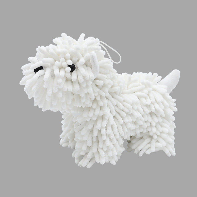 🐶Cute Dog Hand Towel – Ultra Absorbent Hanging Microfiber Drying Towe