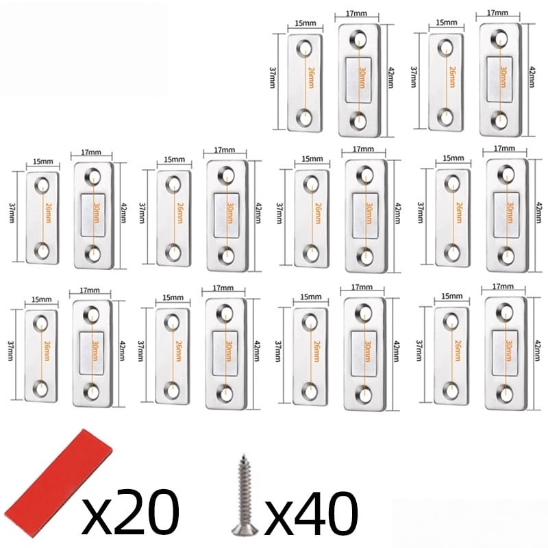 Ultra Thin Magnetic Cabinet Door Catch
