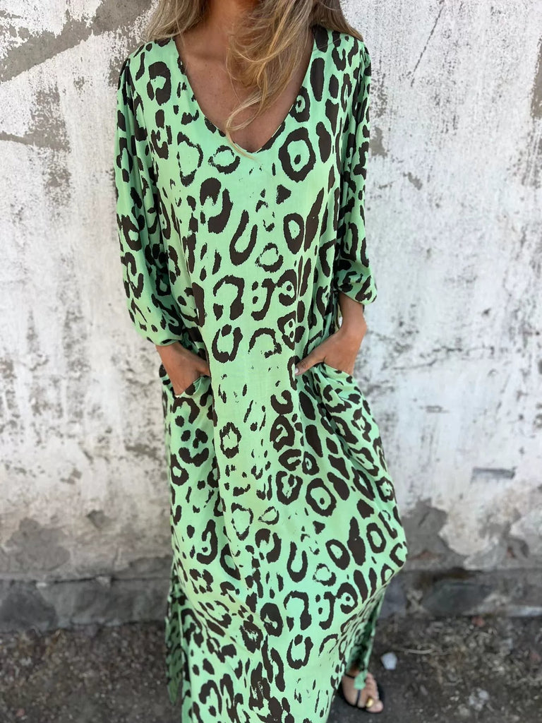 Flowy Printed Dress - Spring/Summer
