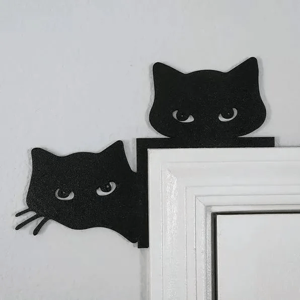 🔥🔥Metal Adorable Cat DoorTopper🎁🎁