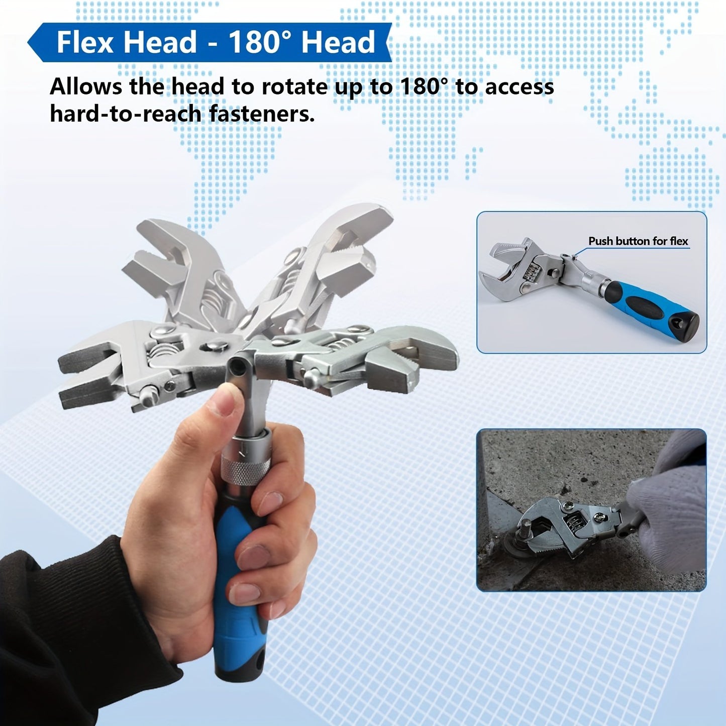 🔥Multifunctional Retractable Wrench