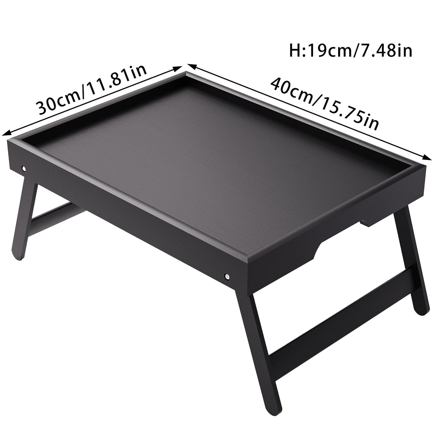 Bamboo Folding Bed Tray Table