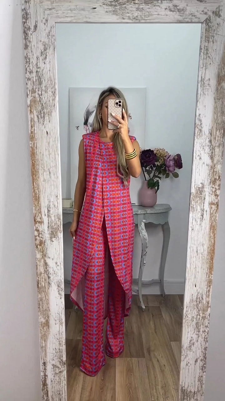 Abstract Printed Comfy Suit For Women (Buy 2 Free Shipping)