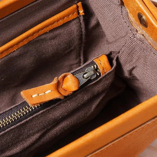 🎁This Week's Special Price $36.92💥Real Leather Retro Handmade Bag