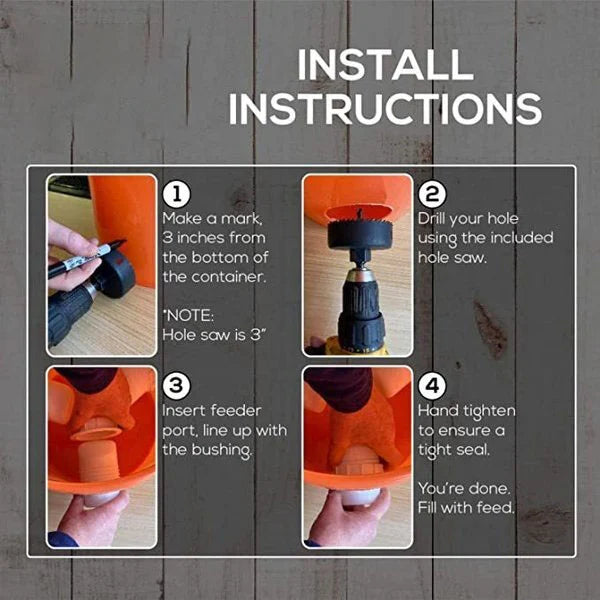 🔥 DIY Chicken Feeder