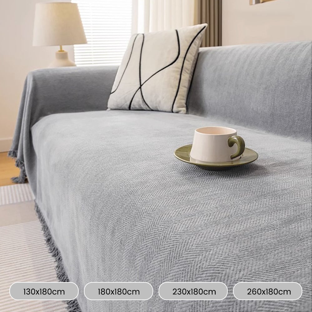 ✨✨Herringbone Chenille Sofa Cover
