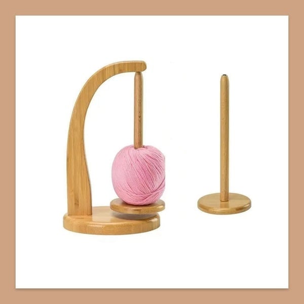Wooden Yarn Spool Rack | Crochet Gift for Knitting Loversπ β mickcorbin