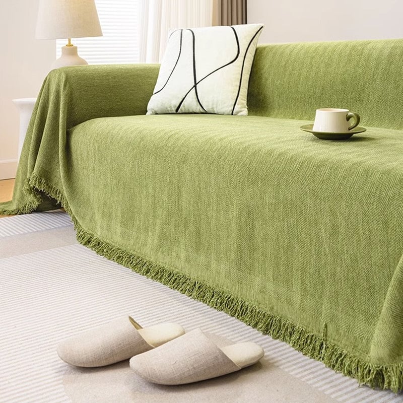 ✨✨Herringbone Chenille Sofa Cover