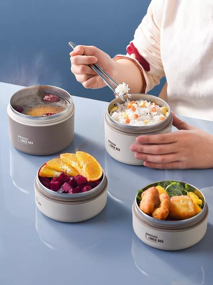 Portable Insulated Lunch Container Set - BUY 2 FREE SHIPPING