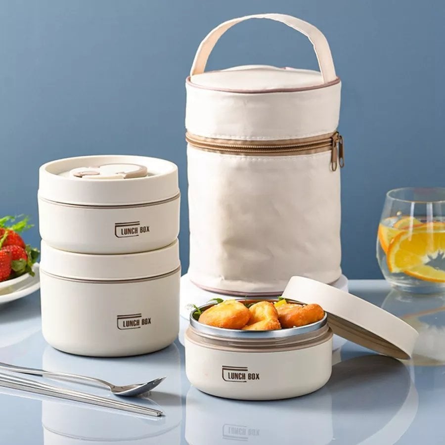 Portable Insulated Lunch Container Set - BUY 2 FREE SHIPPING
