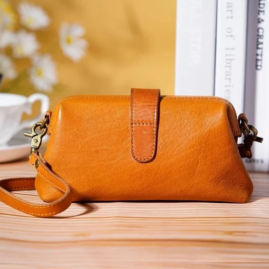 🎁This Week's Special Price $36.92💥Real Leather Retro Handmade Bag