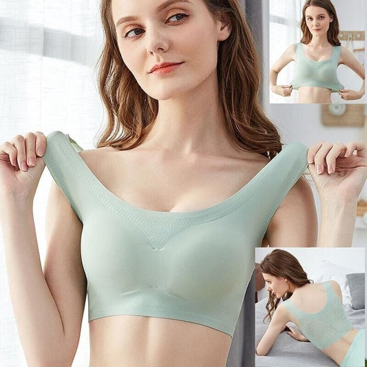 🔥🔥-ULTRA-THIN PLUS SIZE ICE SILK COMFORT BRA