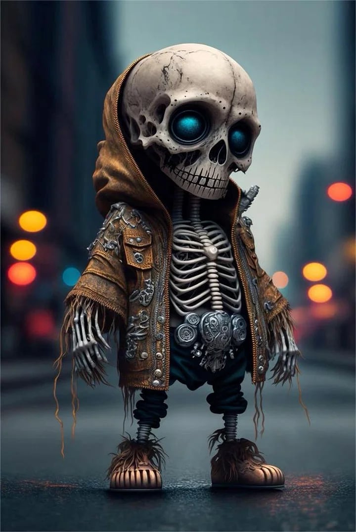 🔥💥Cool skeleton figurines