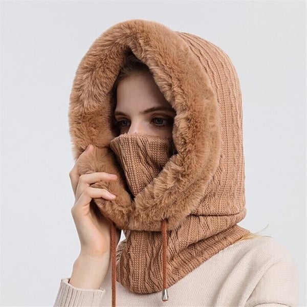 🔥🔥Warm Knitted Windbreaker Hat For Winter