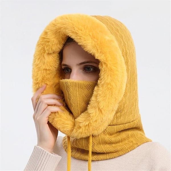 🔥🔥Warm Knitted Windbreaker Hat For Winter