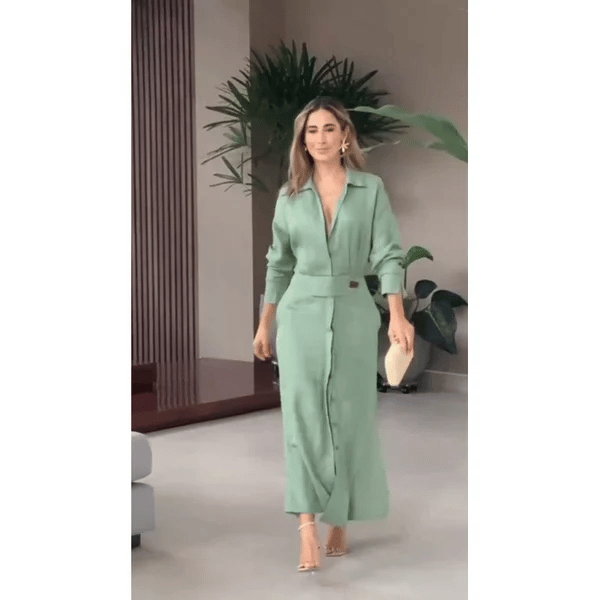 🎁2024 Cotton And Linen Solid Color Maxi Dress