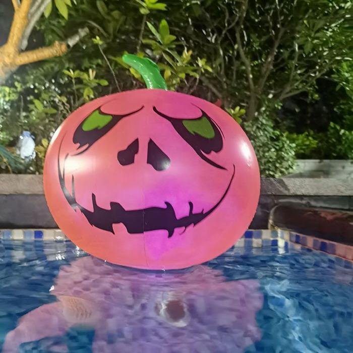 🎃🎃Inflatable Led light-up waterproof eyeball pumpkin 13 colours with remote control